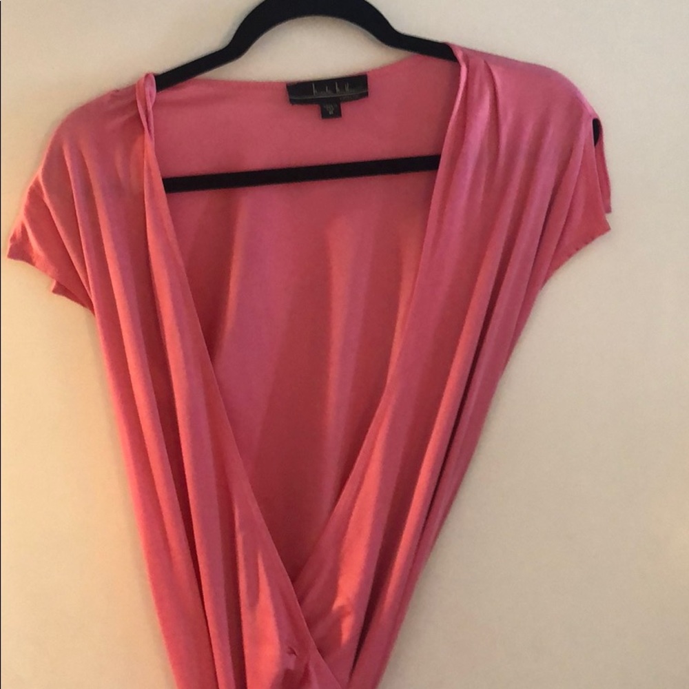 Nicole Miller silk wrap dress